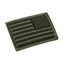 black american flag patch
