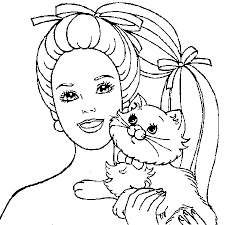 barbies coloriage