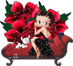 betty boop glitter