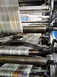 newspaper printing press