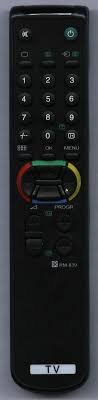 sony tv remote controls