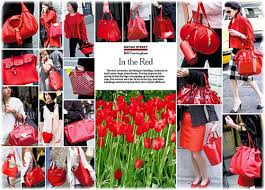 red handbags