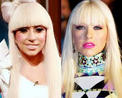 lady gaga no wig