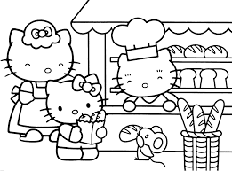 hello kitty coloring pictures