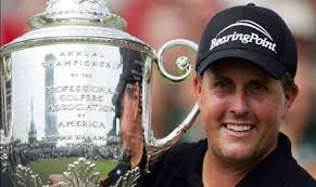 A proud Phil Mickelson shows
