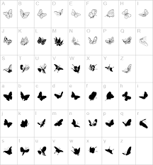 butterfly fonts