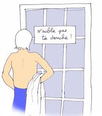 prendre douche