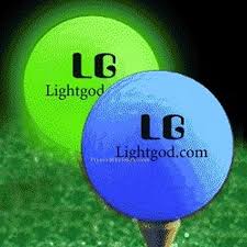 blue golf ball