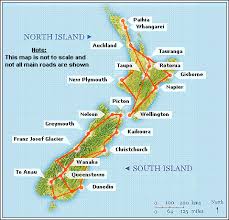 road map of new zealand