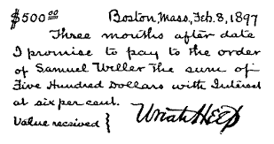 promissory note example