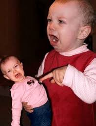 baby crying tears