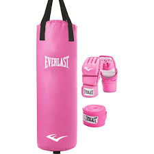 pink everlast punching bag