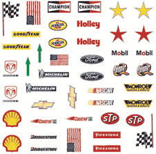 nascar car stickers