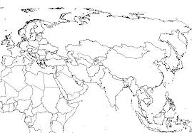 eurasia map outline
