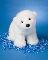 stuffed polar bear toy