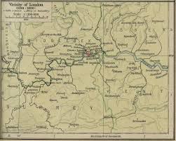 historic maps of london