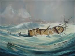 wrecked ship