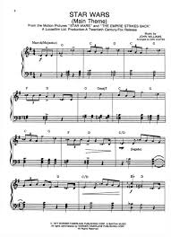 star wars piano music