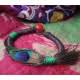 peacock feather bracelet