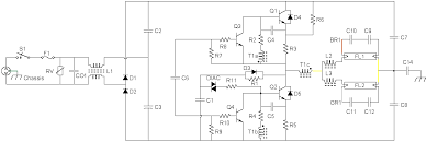 electronic ballast circuit