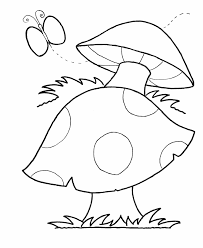 mushroom coloring pages