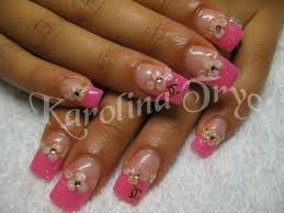 crystal gel nails