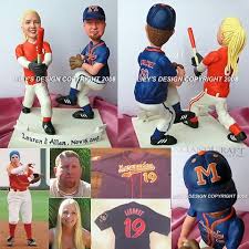 baseball cake topper