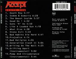 Accept - Death Row