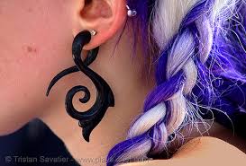 gauged earrings
