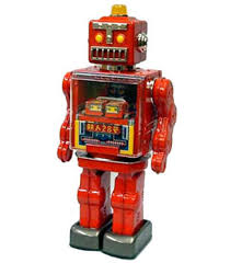 tin robot toy