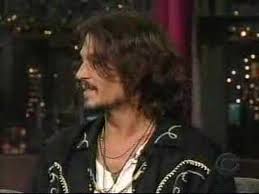 johnny depp letterman