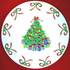 christmas plates