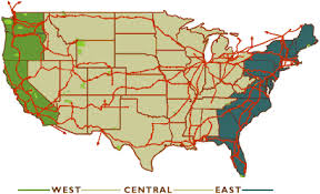 Amtrak routes overview