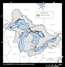 map of us lakes