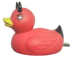 evil rubber duck