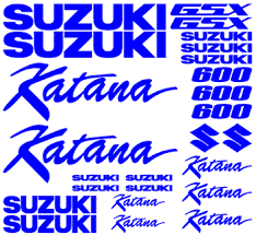 suzuki katana decals