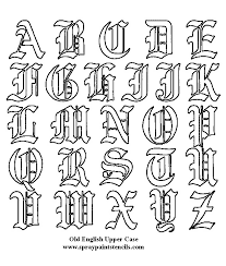 old english letter styles