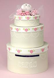 wedding cake card boxes
