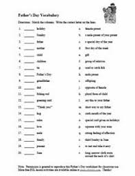 vocabulary worksheets