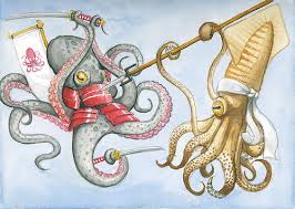 octopus and squid