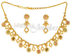 diamond necklace set