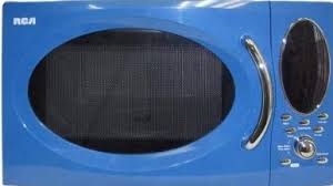 blue microwave ovens