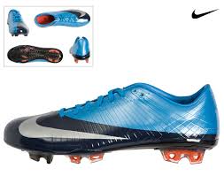 blue nike boots