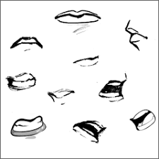 drawing lips
