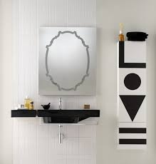 black and white bath accessories