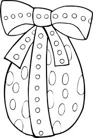 Only the Easter coloring page