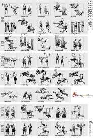 home gym exercises poster