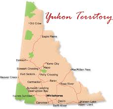map of yukon