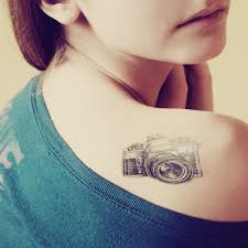 camera tattoo