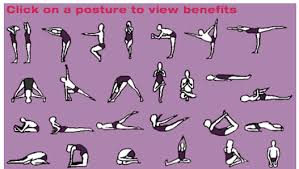 bikram yoga poses poster
